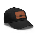 Dad Hat - F-15 Eagle Leather Patch Military Aviation Cap