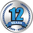 Airline Anniversary Button, Pin 1.25", Standard Pin Back, Aviation Milestone