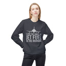 F-4 Phantom Veteran Midweight Sweatshirt with Jet Fuel Quote
