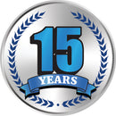 Airline Anniversary Button, Pin 1.25", Standard Pin Back, Aviation Milestone