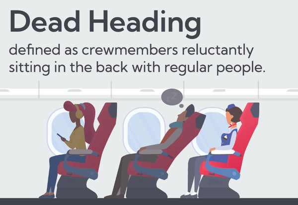 Airline Crews DeadHeading Sticker