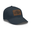 Live To Fly Leather Patch Dad Hat, Cool Hat for Dads, Outdoor Dad Cap, Gift for Father's Day, Aviation Lovers Cap