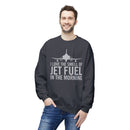 F-4 Phantom Veteran Midweight Sweatshirt with Jet Fuel Quote