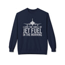 F-4 Phantom Veteran Midweight Sweatshirt with Jet Fuel Quote
