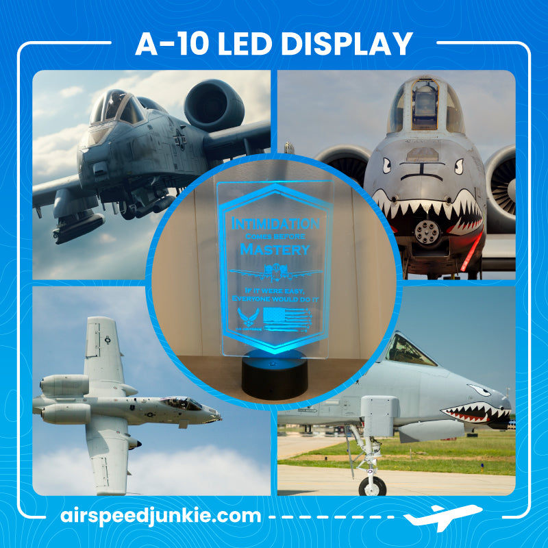 A-10 Warthog Acrylic LED Display