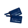 C-130 Military Bag Tag, Leather, Set of Two