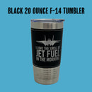 Navy F14 tomcat coffee cup tumbler