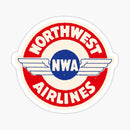 Vintage Northwest Airlines Sticker