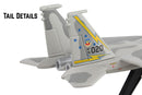 Side view of F-15 Eagle Postage Stamp series model airplane