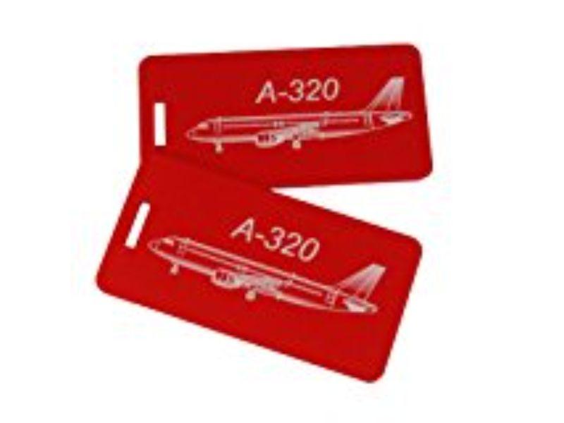 Airbus 320 Luggage Tag, A320 bag tag