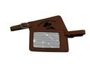 leather luggage tag, Rip, Yellowstone, Train station