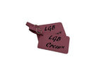 Long Beach Crew Base, Leather Luggage Tag, Jetblue - Airspeed Junkie