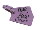 Newark Crew Base, Luggage Tag, United Flight Attendant Base, Set of Two Tags