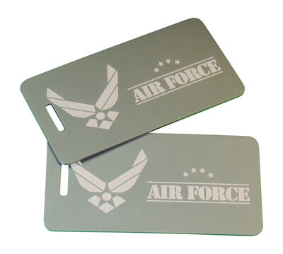 Air Force Bag Tag, Silver