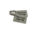 luggage tags, suitcase