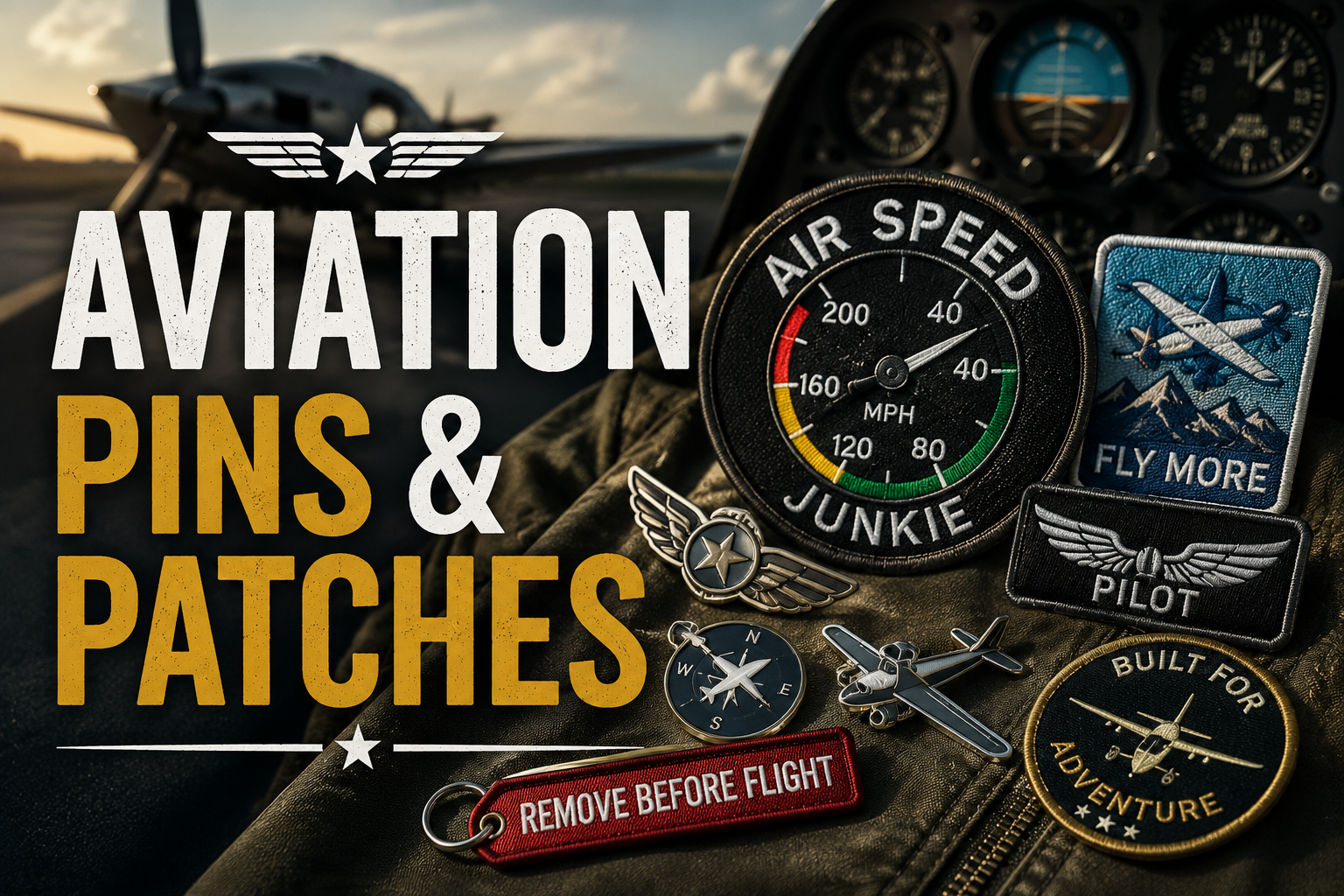 Best Aviation Pins and Patches for Pilots, Crew & Aviation Enthusiasts ...