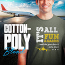 Funny Pilot Shirts, It's All Fun & Games, Funny Aviation Shirts