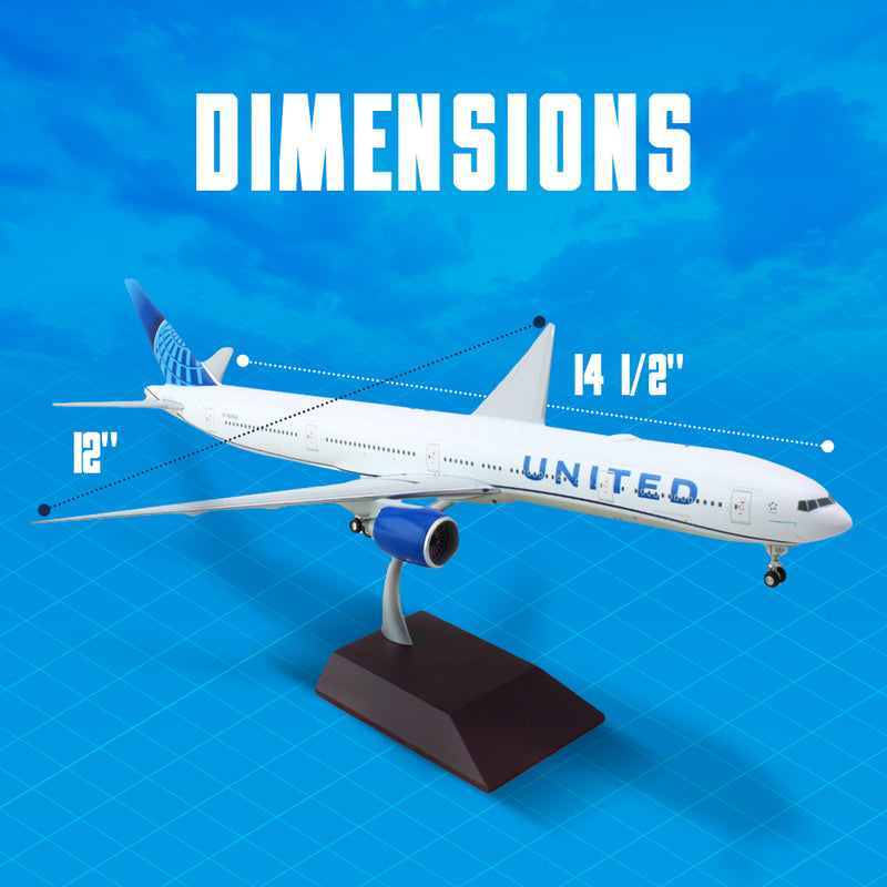 United 777-300ER Diecast model