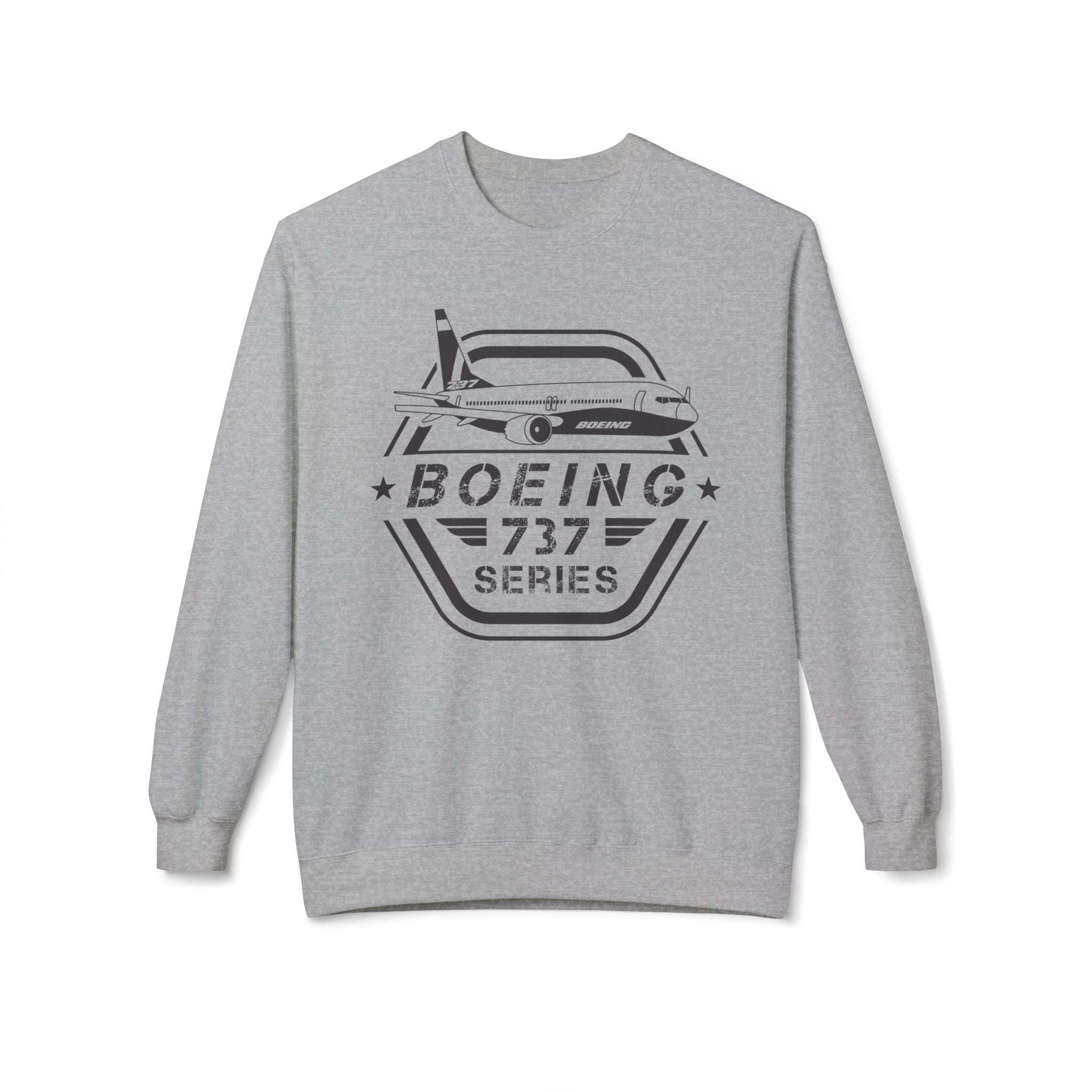 Boeing 737 Sweatshirt – Aviation Crewneck for Pilots & Plane Lovers