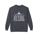 F-4 Phantom Veteran Midweight Sweatshirt with Jet Fuel Quote