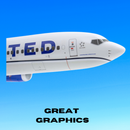 United Airlines 737 MAX 8 Model - Livery Graphics Detail