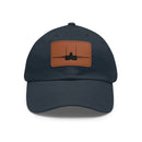 Dad Hat - F-15 Eagle Leather Patch Military Aviation Cap