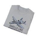 A-10 Smells Like Freedom T-Shirt — Military Aircraft Graphic Tee for Veterans & Aviation Fans