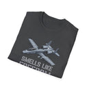 A-10 Smells Like Freedom T-Shirt — Military Aircraft Graphic Tee for Veterans & Aviation Fans
