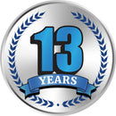 Airline Anniversary Button, Pin 1.25", Standard Pin Back, Aviation Milestone