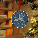 Military Metal Ornament - F-18 Hornet Holiday Decor