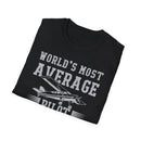 World's Most Average Pilot T-Shirt, Funny Pilot Gift, Aviation Lover Tee, Aviation Humor Shirt, Dad Joke Pilot Apparel