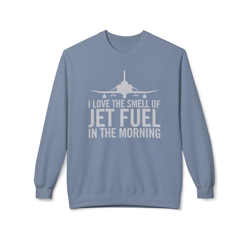 F-4 Phantom Veteran Midweight Sweatshirt with Jet Fuel Quote
