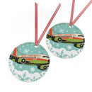 2025 Airplane Christmas Ornament, Vintage Travel Decor, Holiday Tree Decoration, Gift for Travelers