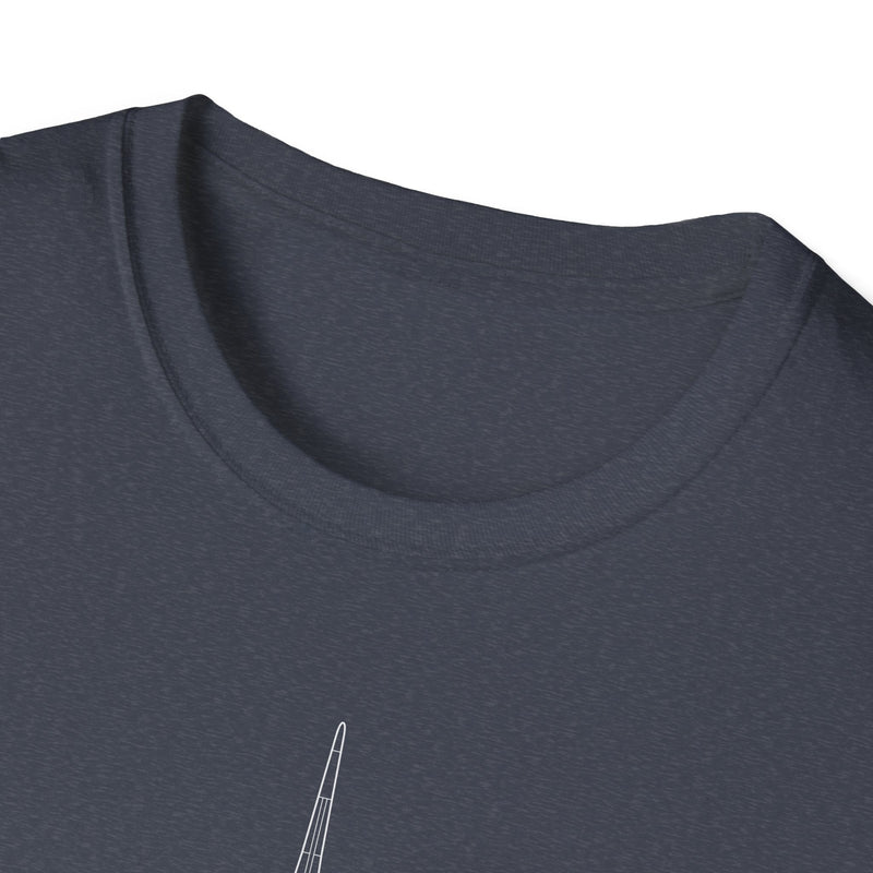 A-4 Skyhawk Jet Fuel Softstyle T-Shirt - Military Veterans Aviation Enthusiasts