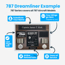 Airline Pilot Retirement Gift - Pilot Retirement Plaque Aviation Gifts