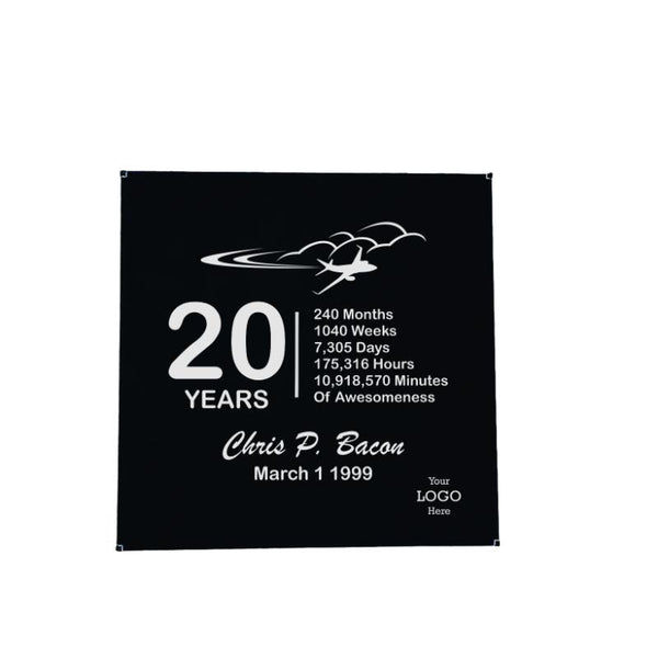 Twenty Year Crewmember Anniversary Gift, Wall Plaque, 20 Years
