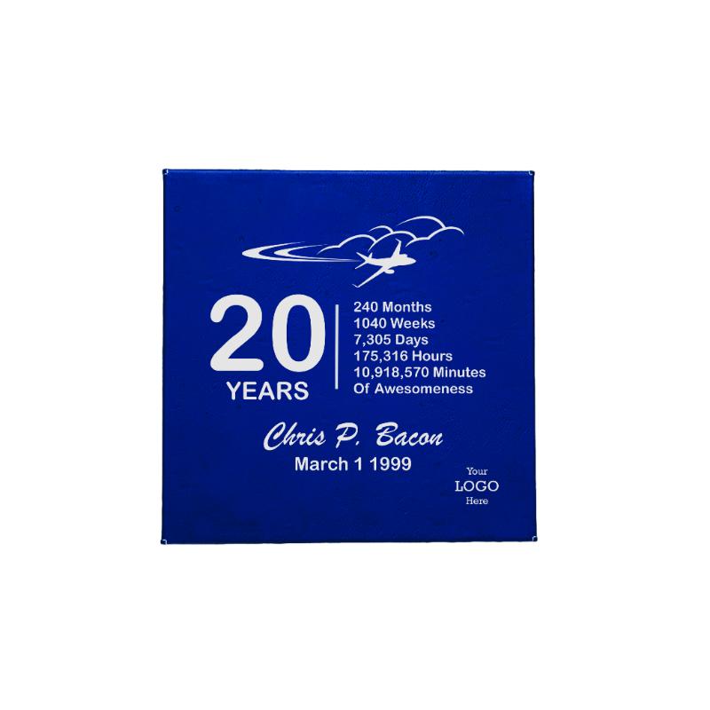 Twenty Year Crewmember Anniversary Gift, Wall Plaque, 20 Years