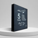 Five Year Crewmember Anniversary Gift, Wall Plaque, 5 Years