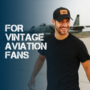 Dad Hat - F-15 Eagle Leather Patch Military Aviation Cap