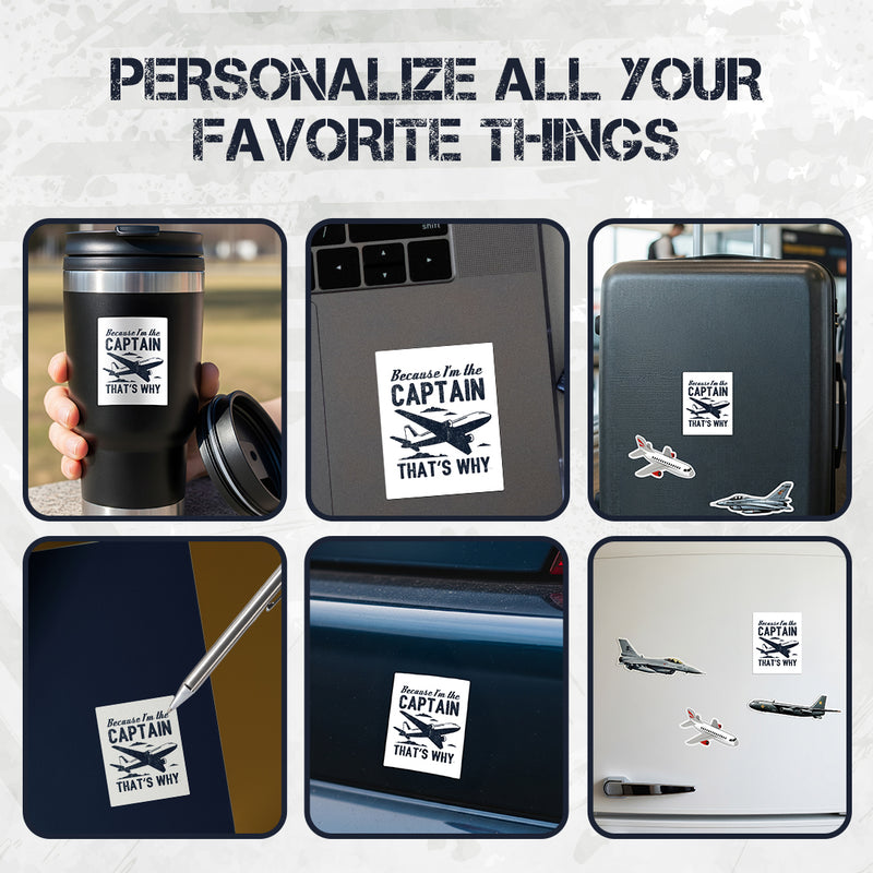 The Perfect Gift for Airline Captains: Because I'm The Captain That's Why