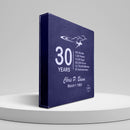 Thirty Year Crewmember Anniversary Gift, Wall Plaque, 30 Years
