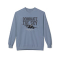 Unisex aviation graphic crewneck sweatshirt