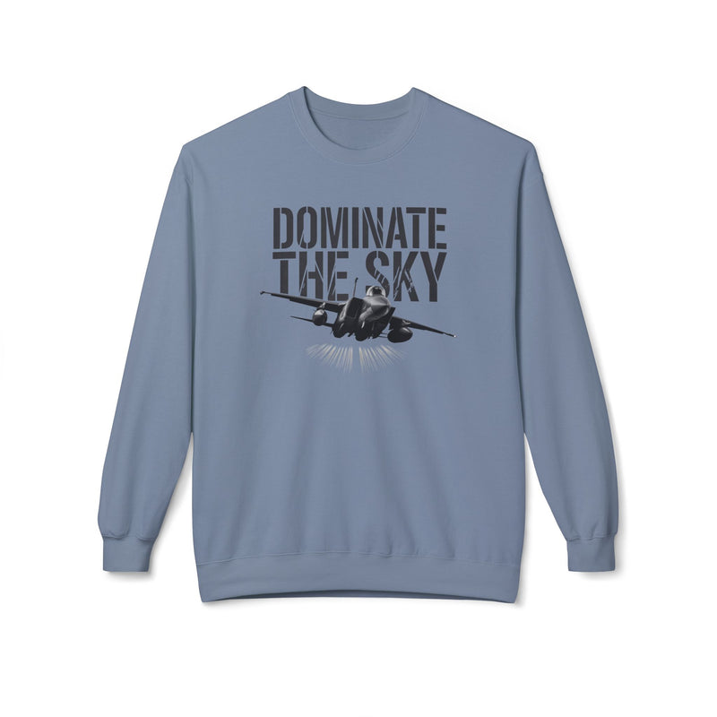 Unisex aviation graphic crewneck sweatshirt