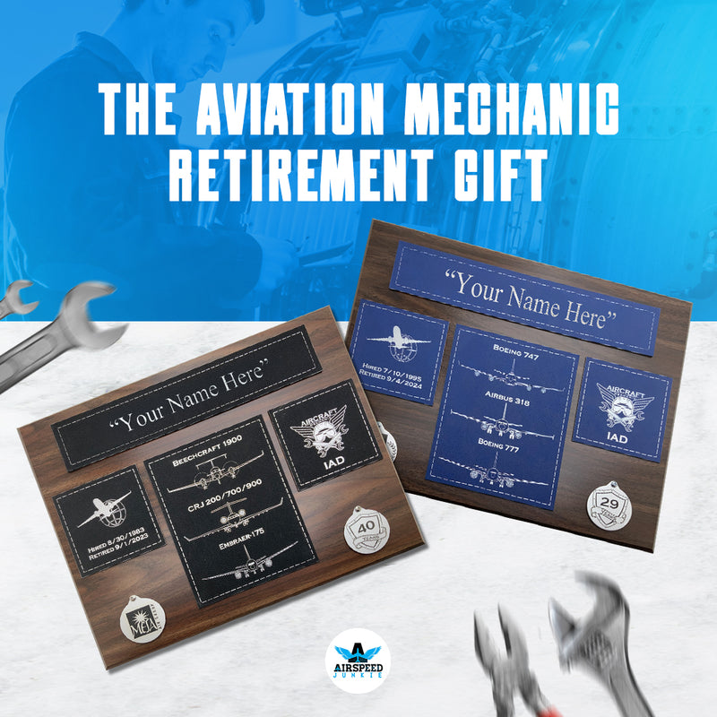 Airline Mechanic Retirement Gift, Technicians