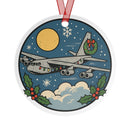 Christmas B-52 Bomber Metal Ornament