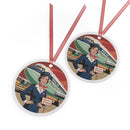 Ornament Vintage Retro Flight Attendant Pan Am Airliner