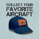 Dad Hat - F-15 Eagle Leather Patch Military Aviation Cap