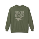 Fighter Pilot Softstyle Sweatshirt, Never Wait for Trouble