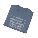 B-2 Bomber Nuclear Humor T-Shirt, I Love the Smell Of Nuclear Plants Exploding in The Morning