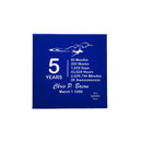 Five Year Crewmember Anniversary Gift, Wall Plaque, 5 Years